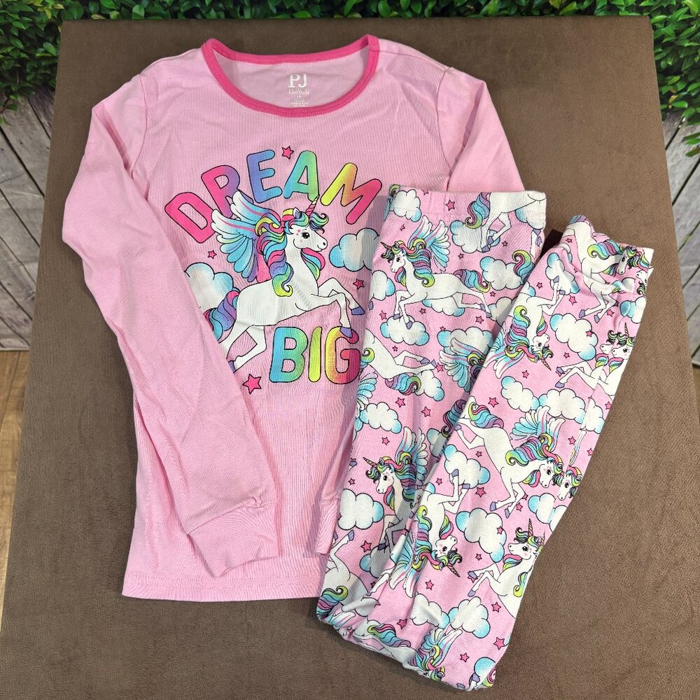 Children's Place Girls Dream Big Unicorn Pink Pajamas (SKU: 127G)